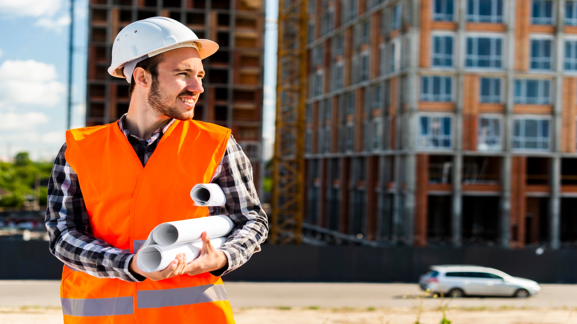 an engineer conducting traffic impact assessment
